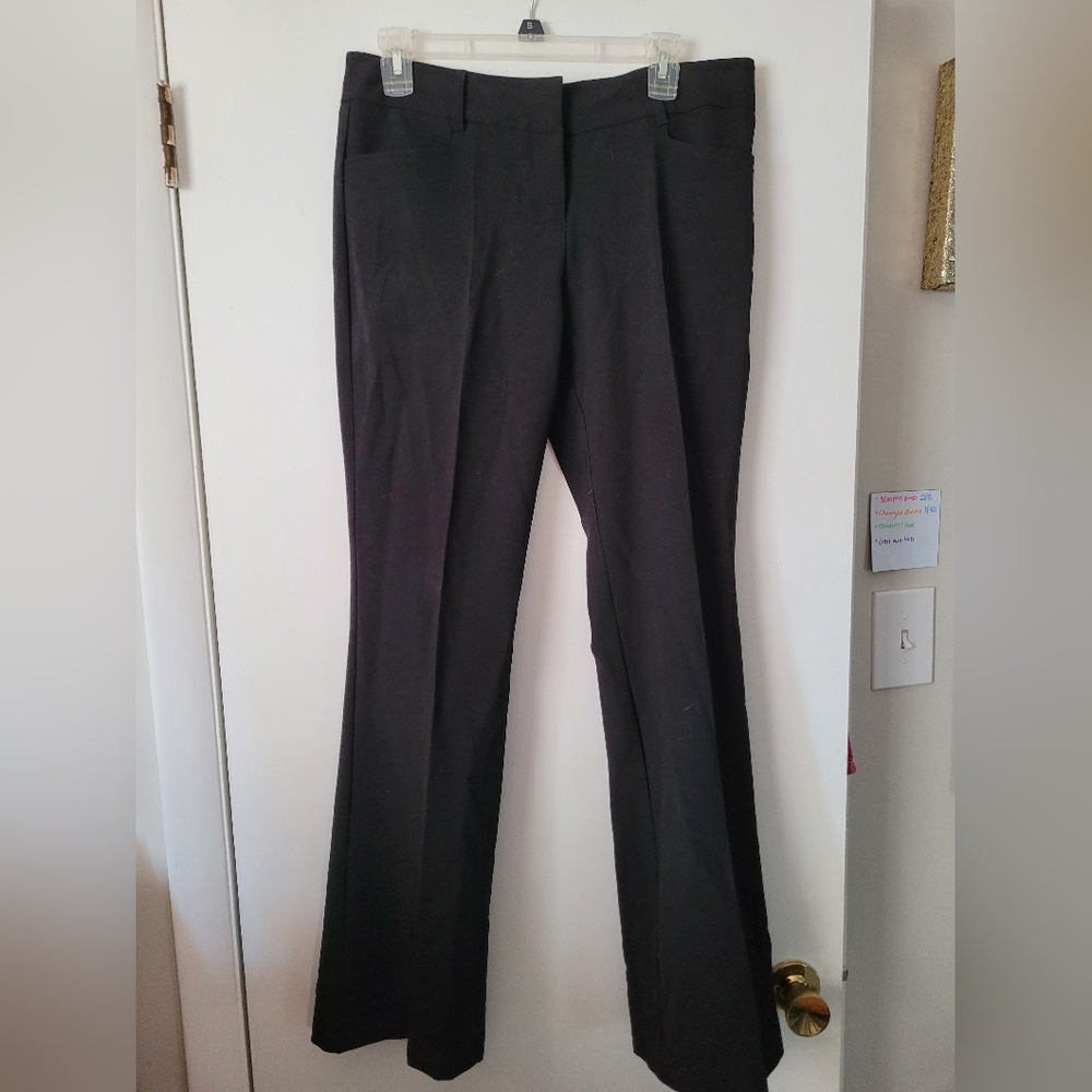 Black stretchy work pants